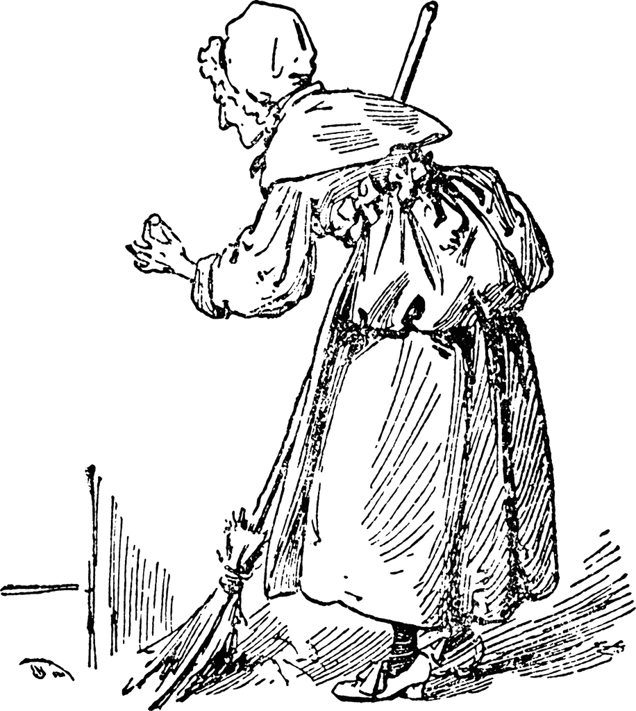 916x1024 Old Woman And Her Pig Clipart Etc