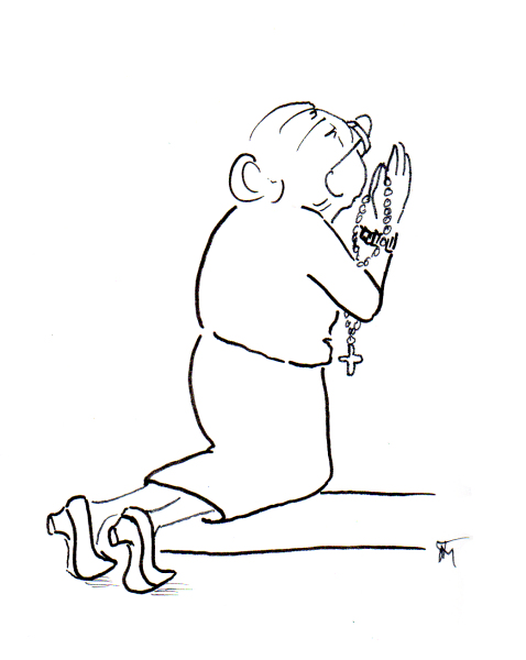 478x600 Old Woman Praying Cartoon Joana Miranda Studio
