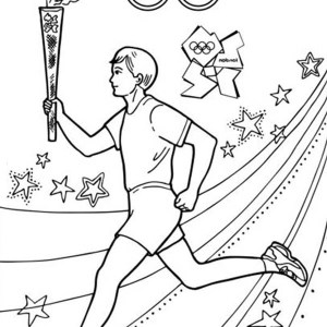 300x300 Olympic Games Coloring Page Coloring Sky