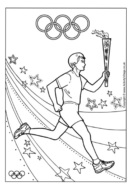 460x651 Olympic Colouring Pages For Kids