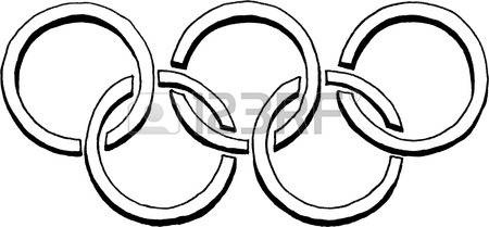 450x209 Olympic Rings Stock Photos. Royalty Free Business Images