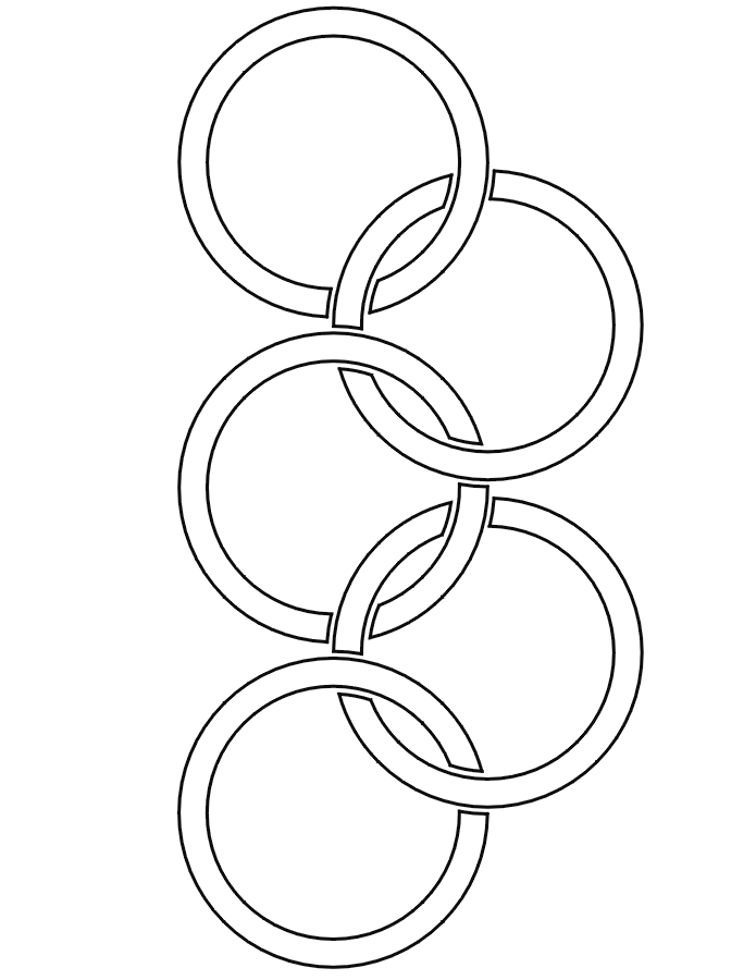695x900 Olympic Rings Coloring Page Ideas Kindergarten