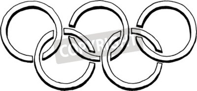 400x186 Photo Of Olympic Rings Logo With Laurel