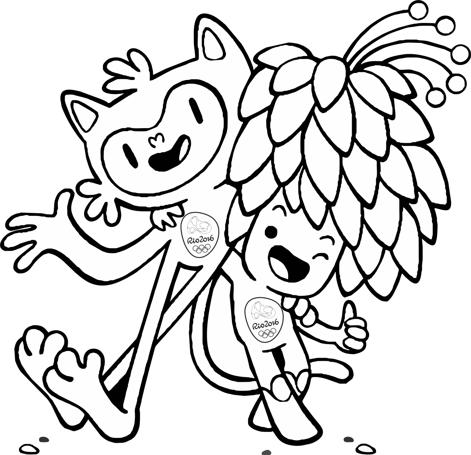 1600x1548 Rio 2016 Summer Olympic Games Coloring Pages