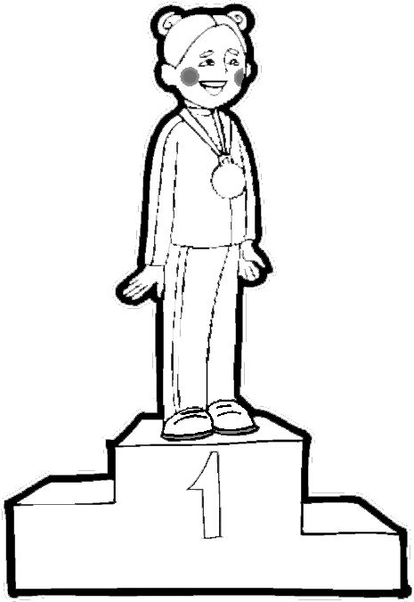 465x676 Olympics Coloring Pages Girl Gold Medalist Coloring Pages