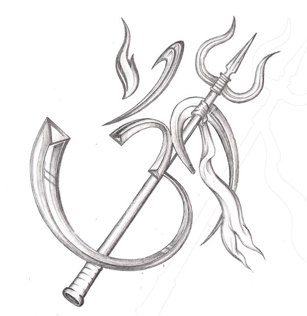 600x617 Om Trishul By Funnybwoy