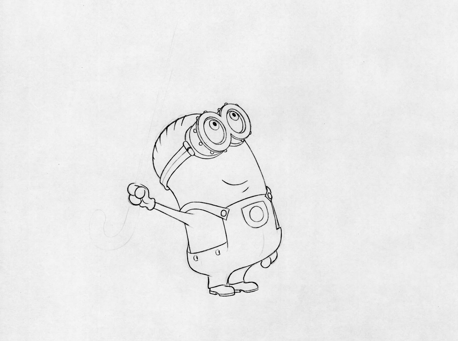 1600x1193 Omg Minion Concept Art Sketch By Sandro Cleuzo For The Despicable