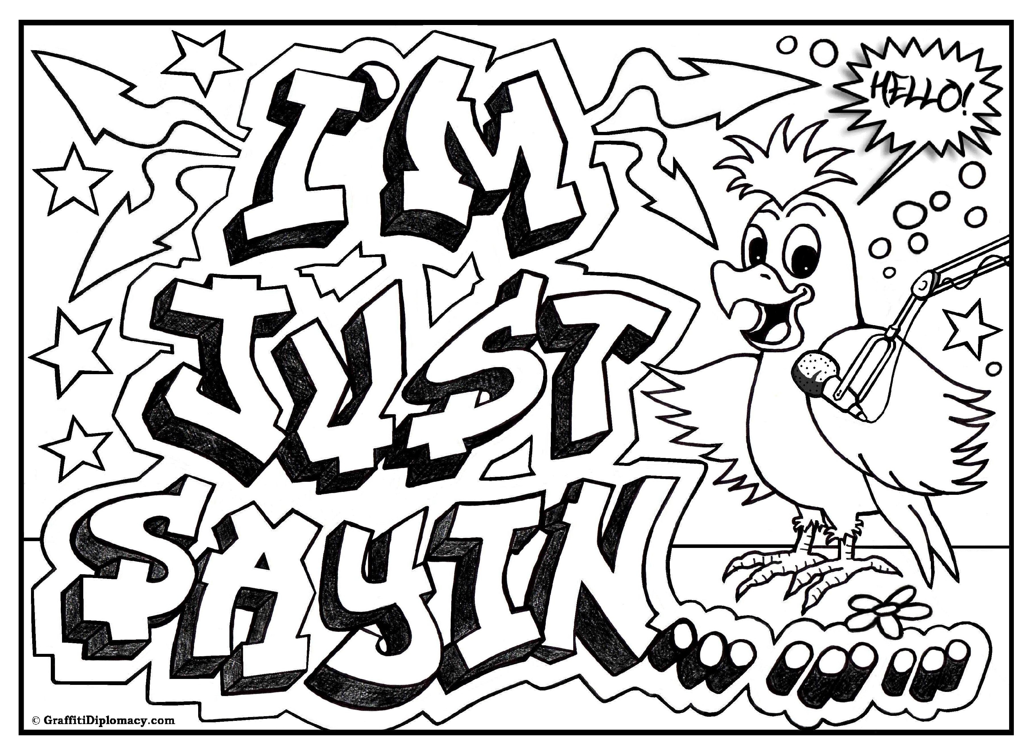 3508x2552 Graffiti Alphabet Drawings Omg! Another Graffiti Coloring Book