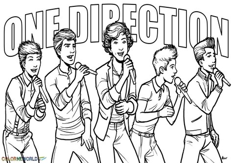 476x333 Fundamentals One Direction Printable Coloring Pages For Girls
