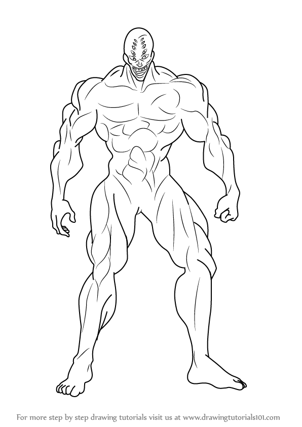 596x843 Learn How To Draw Melzalgald From One Punch Man (One Punch Man