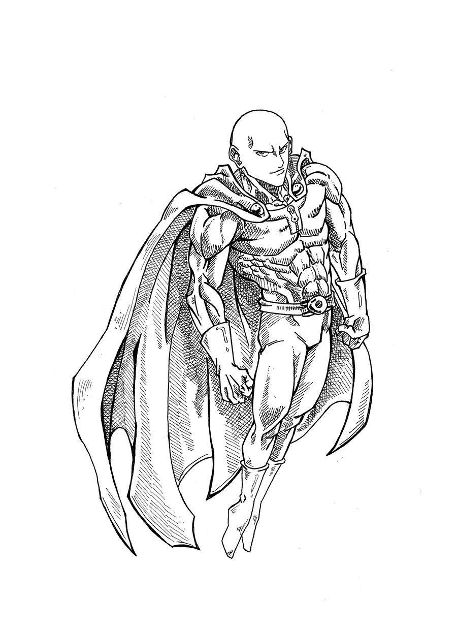 900x1238e Punch Man! By Darkborne Lines