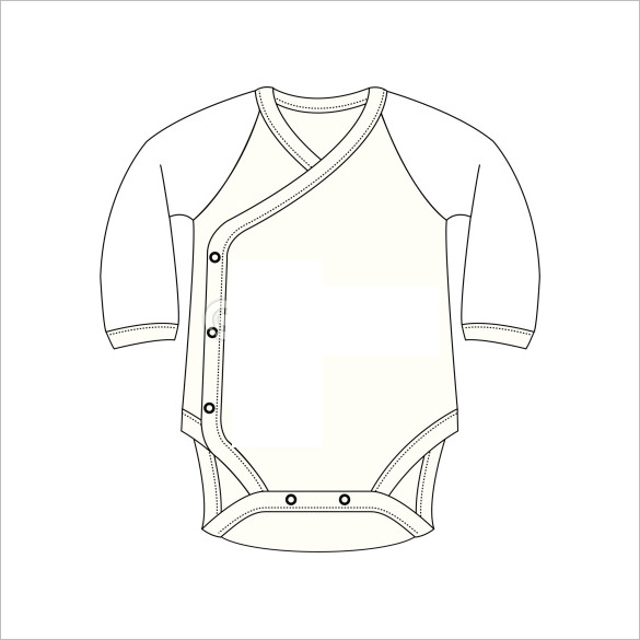 585x585 Onesie Template Free Psd, Pdf Format Download Free
