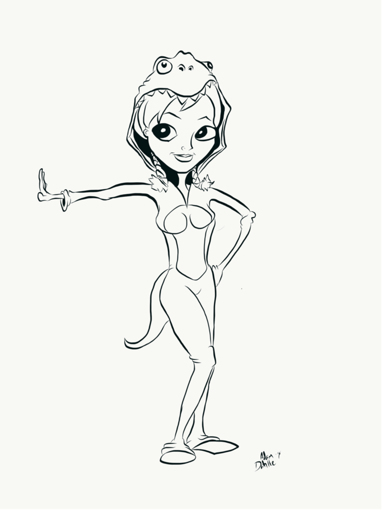 774x1032 T Rexesie Illustration By Buzfuz09