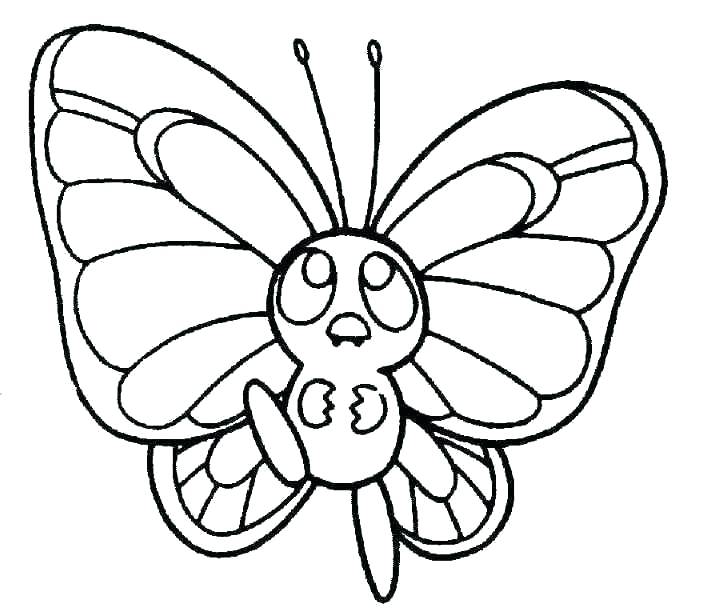 704x611 Drawing Coloring Pages Cute Butterfly Coloring Pages Cute