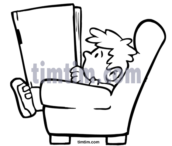 566x480 Free Drawing Of A Boy Reader Bw From The Category Books News