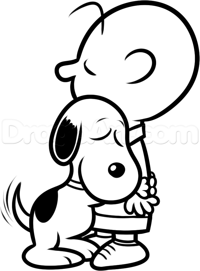 665x898 How To Draw Charlie Brown And Snoopy Step 8 Svg Files