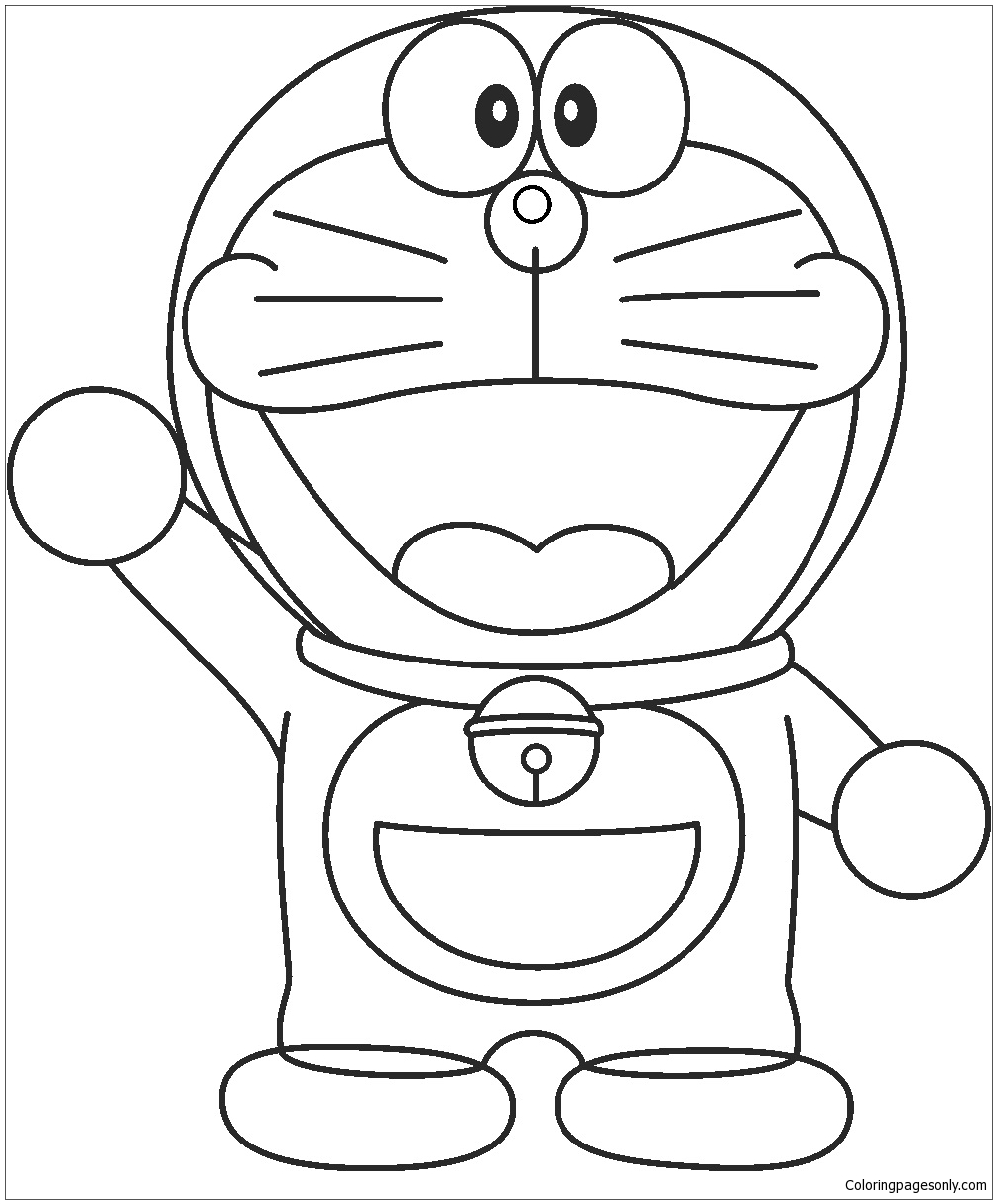 1005x1214 Doraemon Drawing For Kids Coloring Page