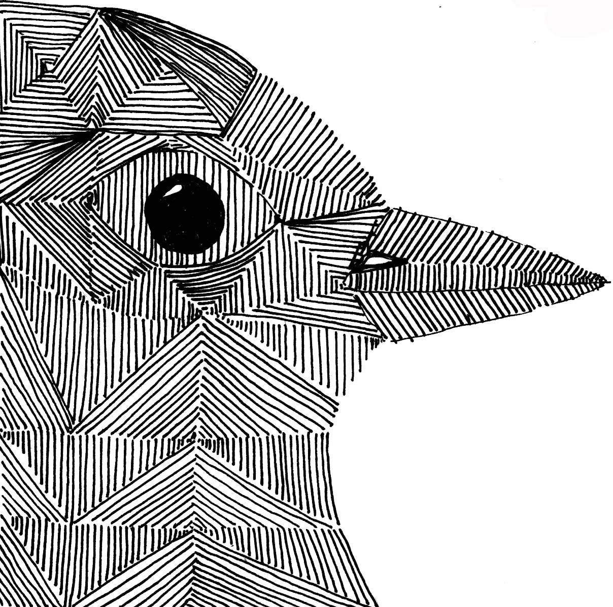 1208x1198 Gallery Drawing With Lines Only,