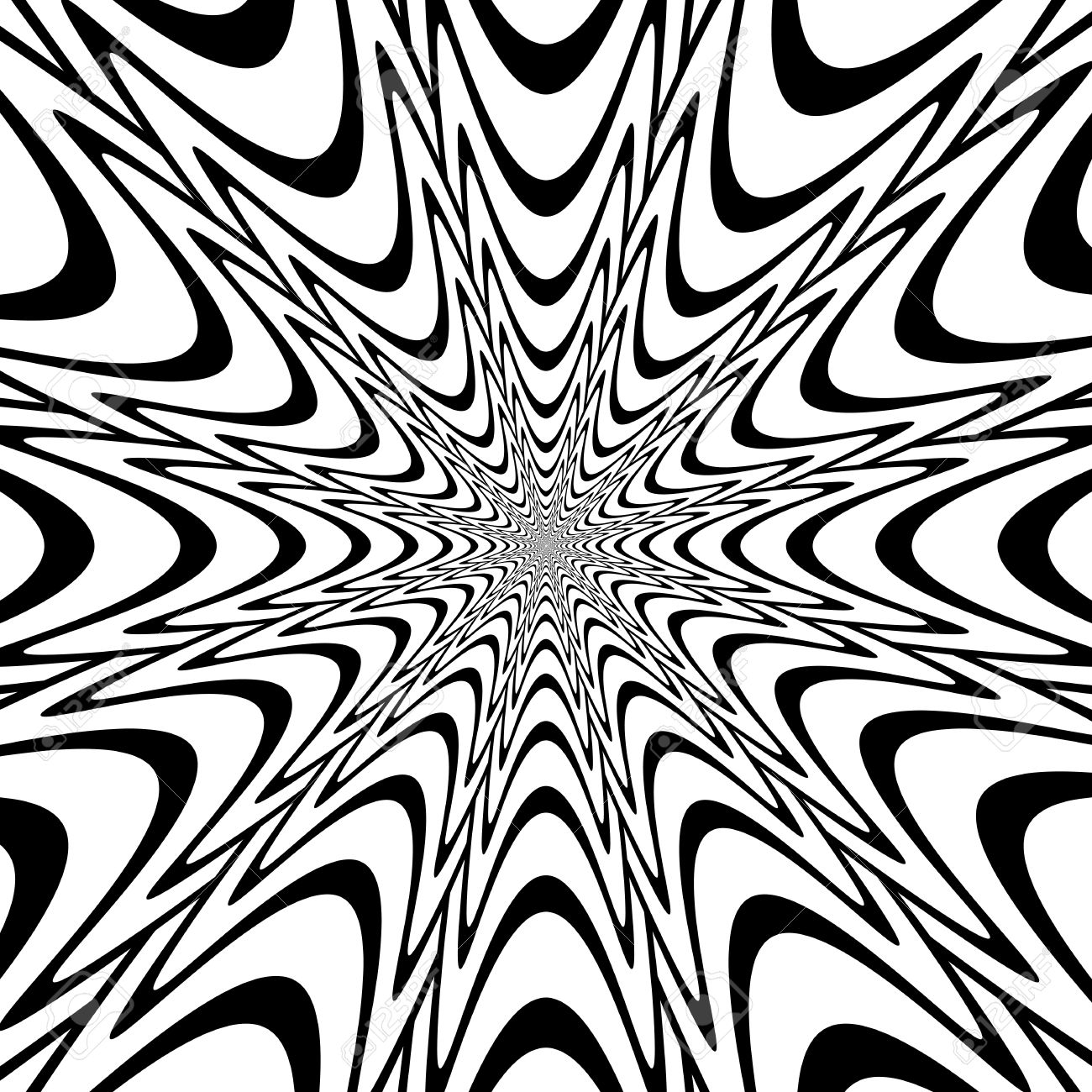 1300x1300 Monochrome Abstract Perspective Funnel Explosion Background