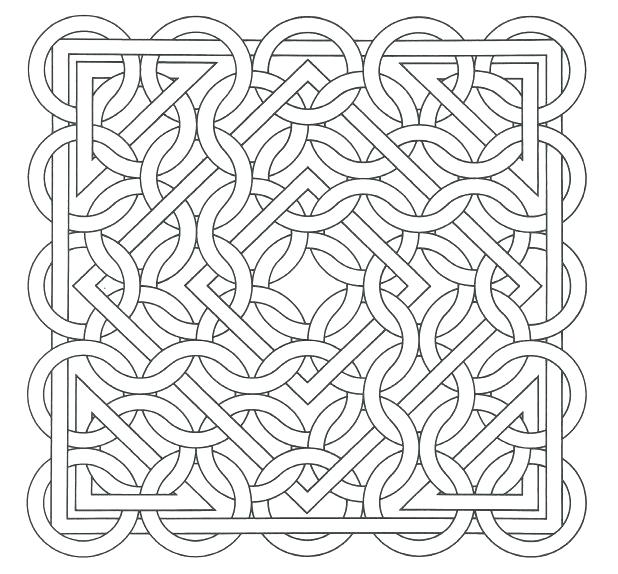 618x574 Op Art Coloring Pages An Op Art Drawing To Color Easy And Relaxing
