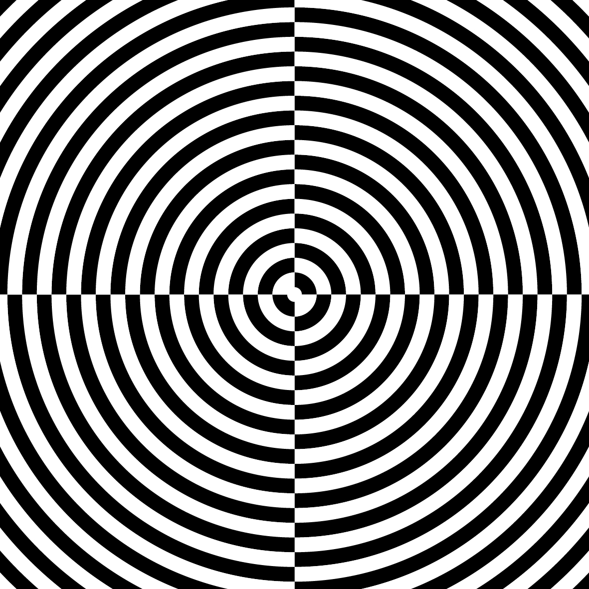 1181x1181 Op Art Illustration