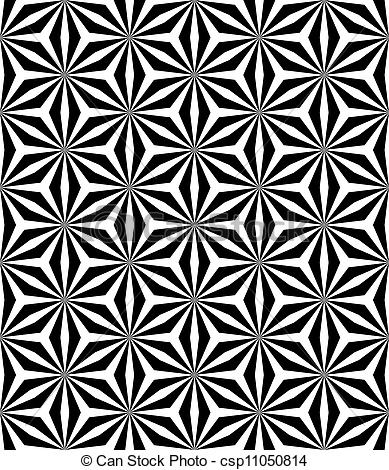 389x470 Op Art Pattern. Seamless Geometric Op Art Texture. Vector