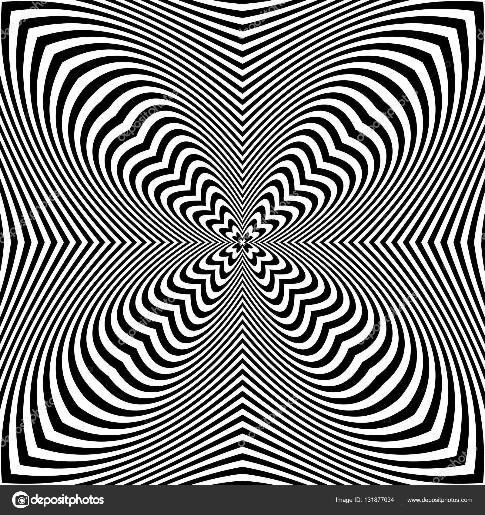 1600x1700 Abstract Op Art Pattern. Stock Vector Troyka