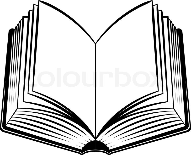 800x648 Open Book Stock Vector Colourbox