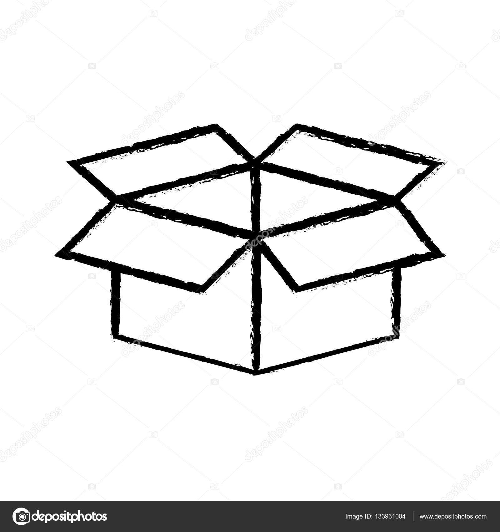 1600x1700 Open Box Symbol Stock Vector Djv