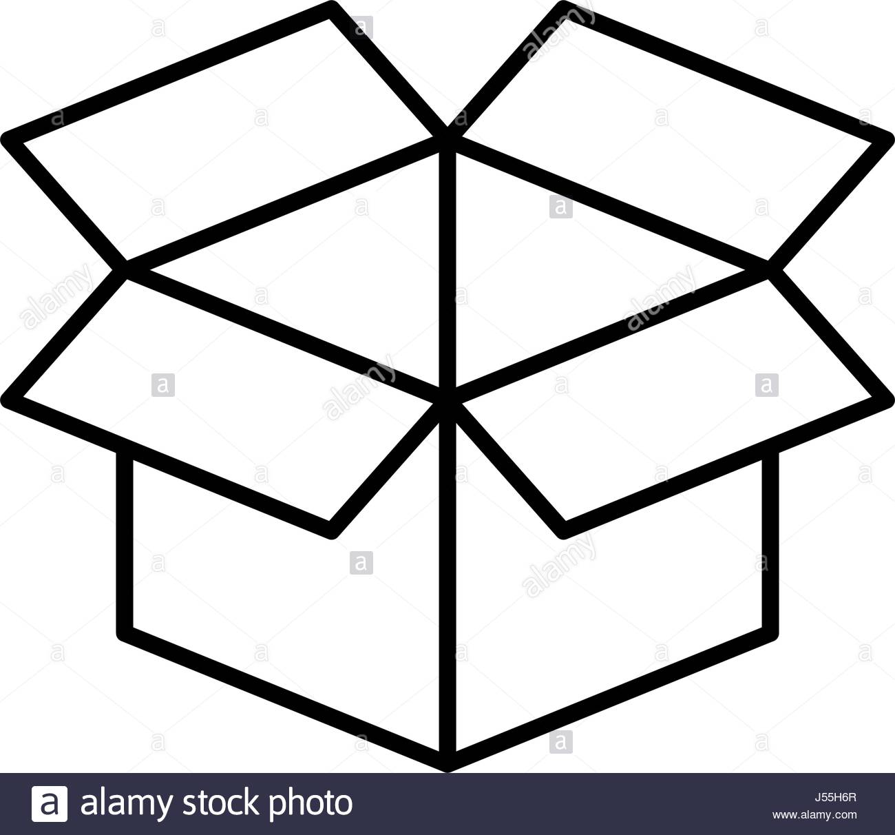 1300x1212 Cardboard Box Open Black And White Stock Photos Amp Images