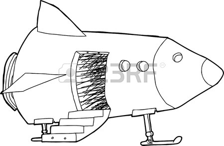450x293 Cartoon Outline Of Open Door And Stairs On White Royalty Free