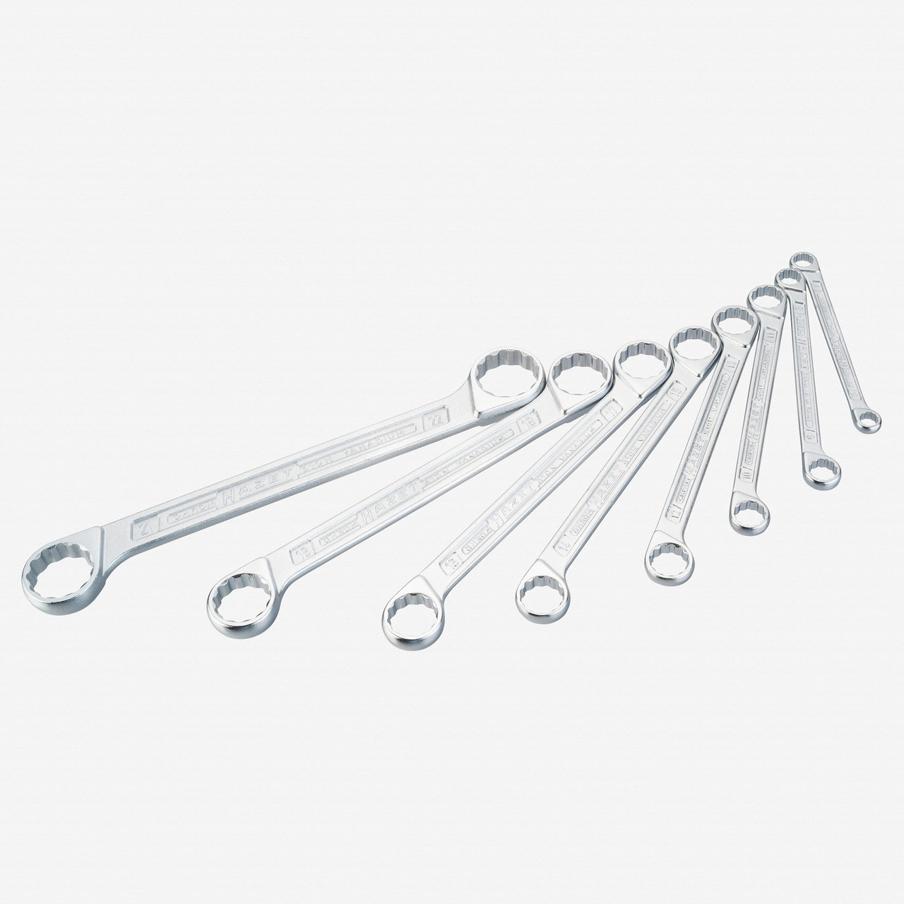 1280x1280 Hazet 610n8 Double Box End Wrench Set 8 Pc Metric