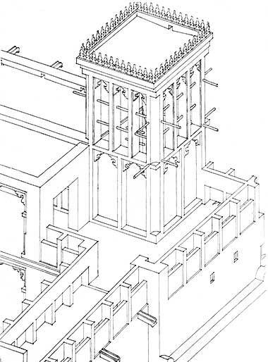 380x514 Isometric Drawing Of The Wind Tower Complex In 1983 Courtesy