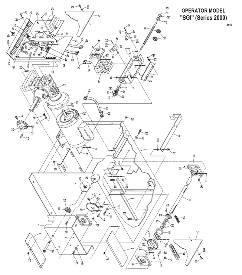 800x909 Powermaster Sgi Gate Openers Part Power Master Sgi 2000 Gate Operator