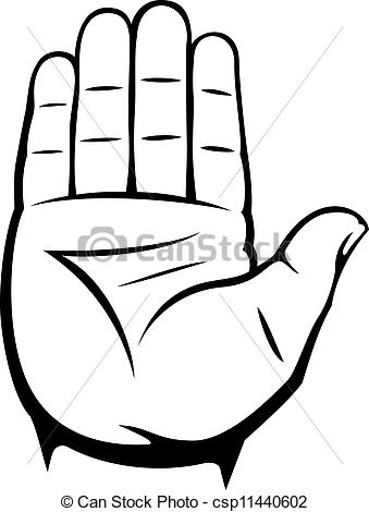 339x470 Open Palm Clipart