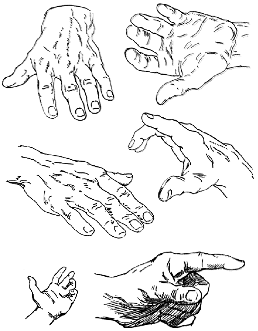 1000x1280 Drawing Hands Techniques For How To Draw Hands With References