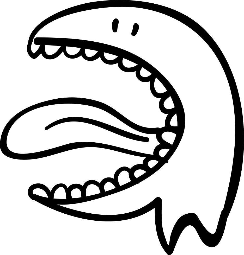 936x980 Halloween Monster Animal Head With Big Open Mouth Svg Png Icon