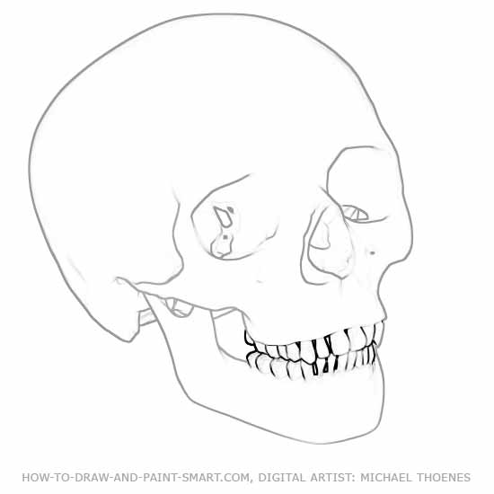 550x550 How To Draw Skulls