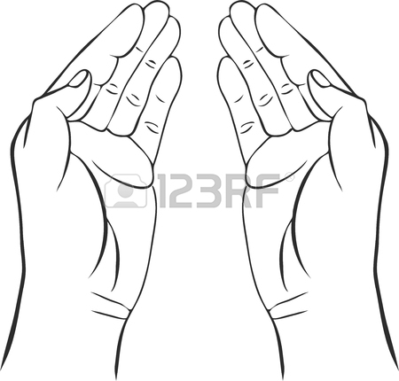 Open Palm Hand Drawing at GetDrawings | Free download