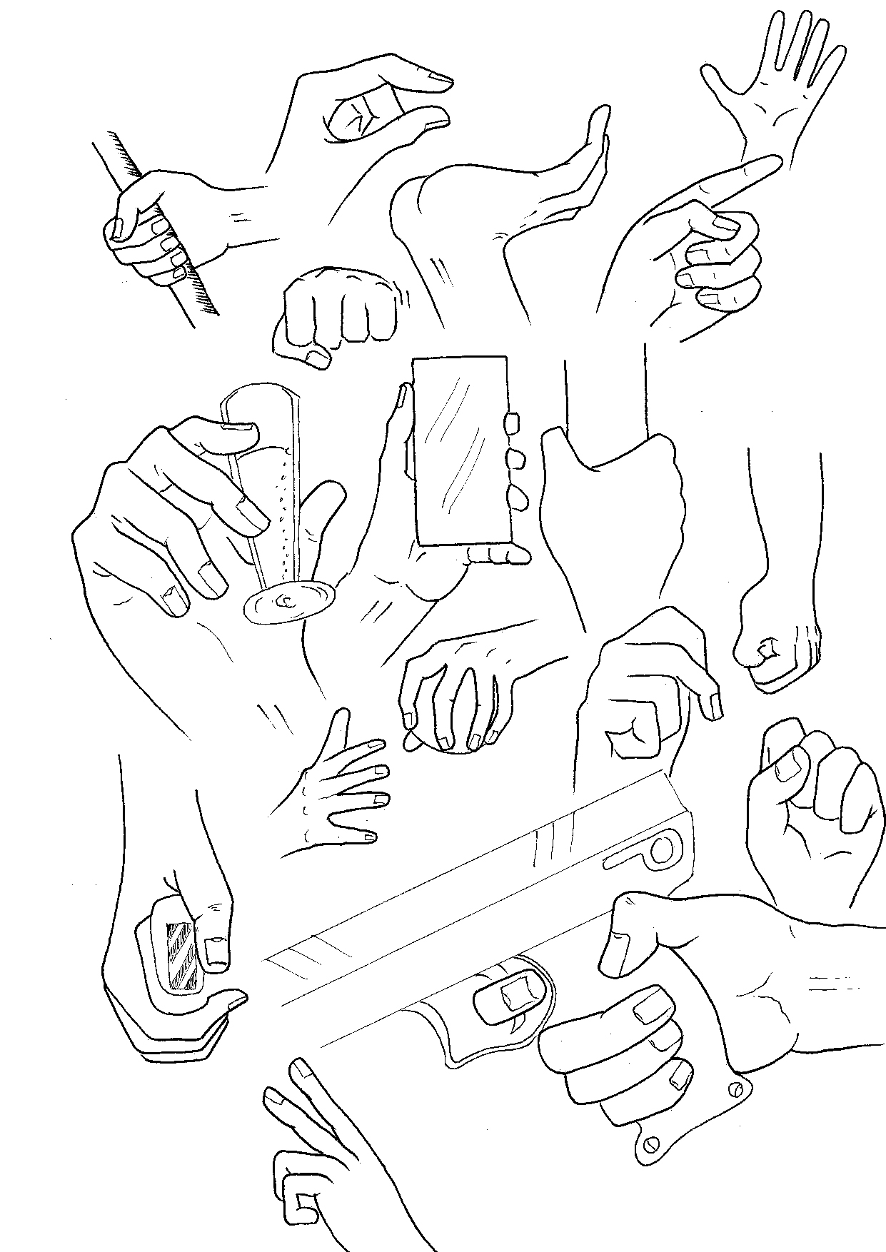 1241x1754 Drawn Fist Open Hand