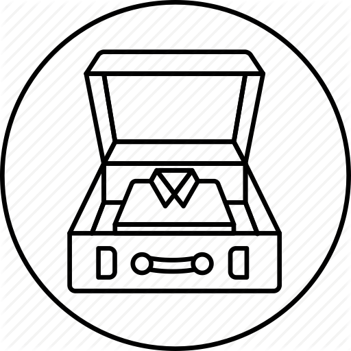 512x512 Luggage, Open, Packing, Shirts, Travel Icon Icon Search Engine