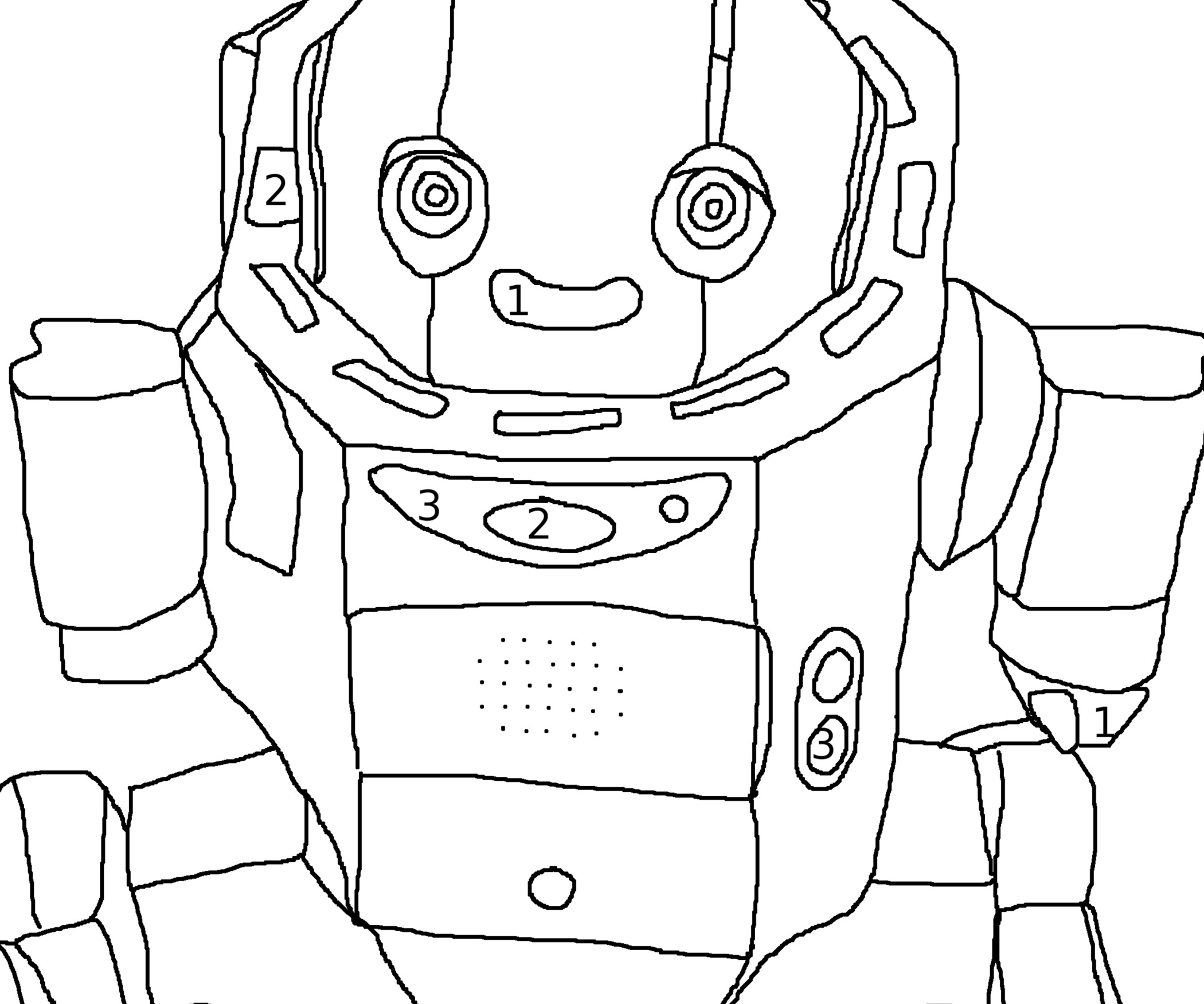 2100x1750 Create Your Own Paint By Number Using Gimp. Posts, We And Open