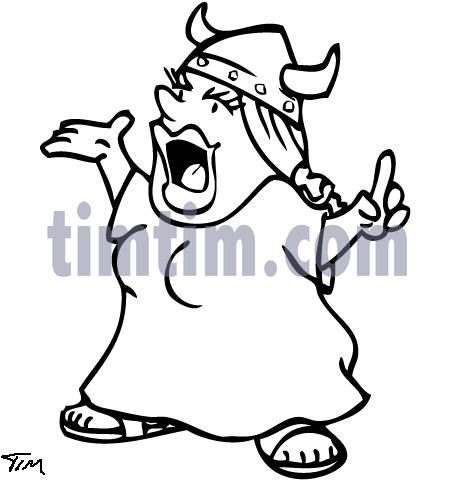 454x484 Free Drawing Of Opera Diva Bw From The Category Music Amp Bands