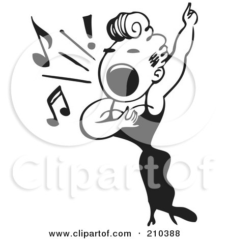 450x470 Royalty Free (Rf) Clipart Illustration Of A Retro Black And White