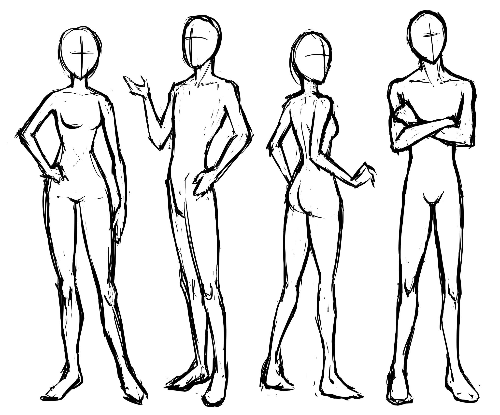 2035x1693 Manga Basic Poses Standing And Sitting Letraset Blog