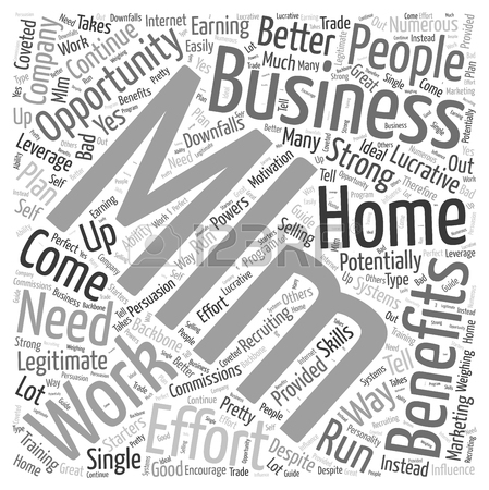 449x450 Work From Home Mlm Business Opportunity Word Cloud Concept Royalty