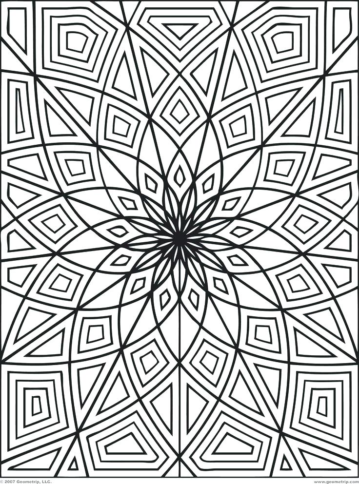 736x993 Glamorous Optical Illusion Coloring Pages 87 For Your Line