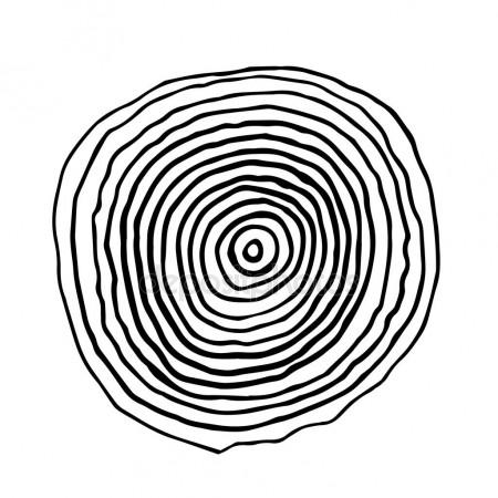 450x450 Optical Illusion, Colorful Psychedelic Spiral Stock Vector