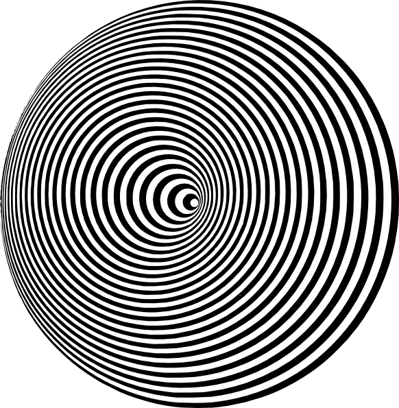 582x595 Optical Illusion Clip Art