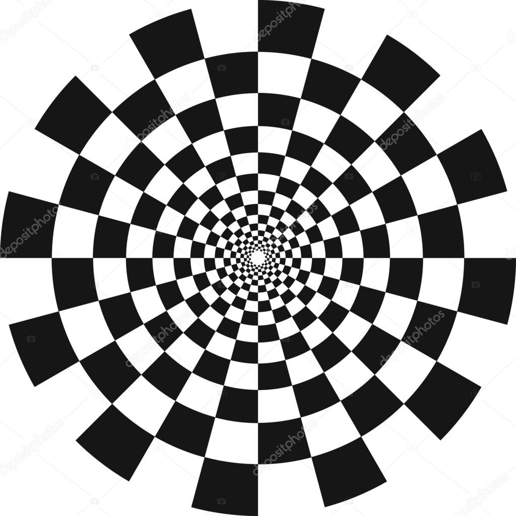 1024x1024 Radial Spiral Swirl Optical Illusion Pattern Background Stock